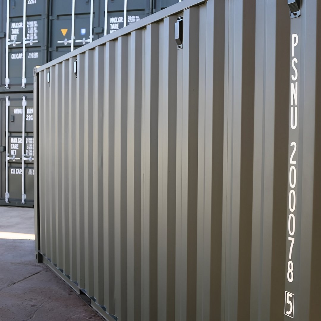 20Ft Shipping Container (One Trip) – Dark Green - Image 5