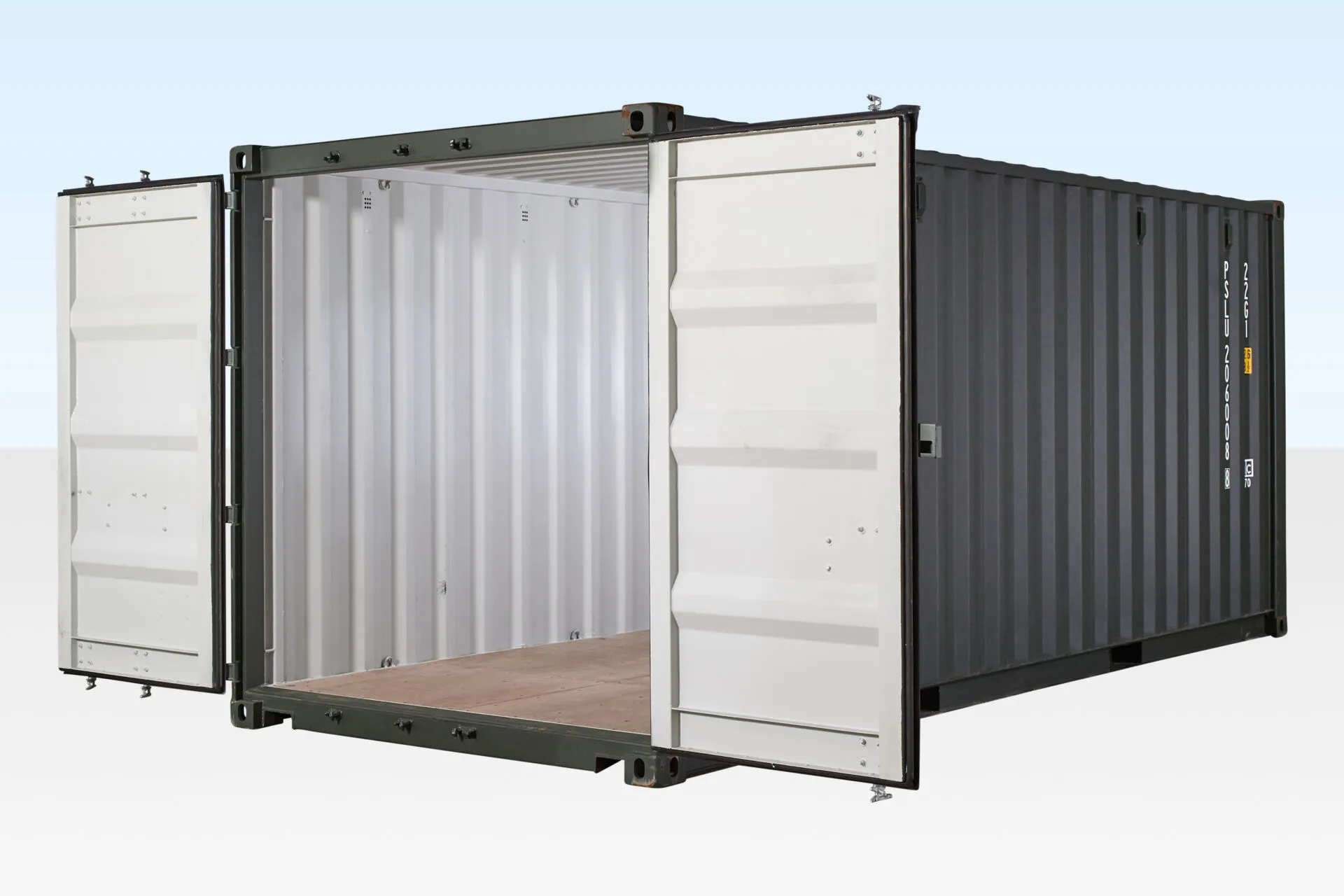 20Ft Shipping Container (One Trip) – Dark Green - Image 7