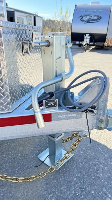 2024 N&N Trailers 7x14 14K Galvanized Hydraulic Dump w/Ramps, 2-Way Spreader Gate, Tarp Kit - Image 25