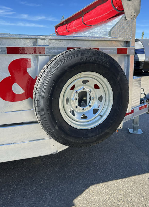 2024 N&N Trailers 7x14 14K Galvanized Hydraulic Dump w/Ramps, 2-Way Spreader Gate, Tarp Kit - Image 27