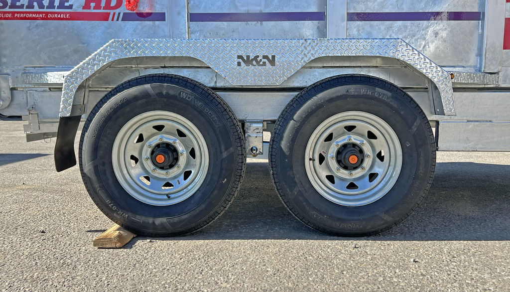 2024 N&N Trailers 7x14 14K Galvanized Hydraulic Dump w/Ramps, 2-Way Spreader Gate, Tarp Kit - Image 28