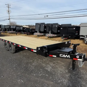 CAM Superline 8.5 x 20 Deckover Equipment Trailer – Slide Out Ramps