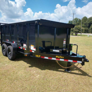 BIG TEX 7×14 DUMP TRAILER 7 TON LOW PROFILE 4′ HIGH SIDE